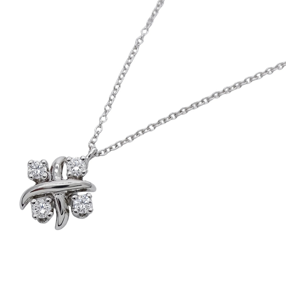 Tiffany & Co. Women's Necklace, PT950 Platinum, Diamond, Jean Schlumberger De...